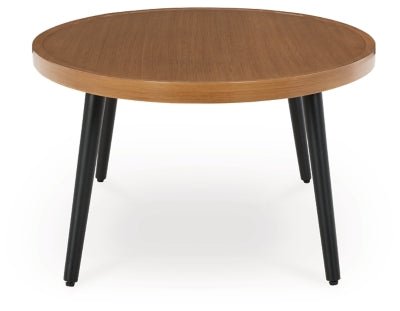 Horizon Hall Outdoor Coffee Table - Light Brown Coffee Table modern furniture Contempo Furniture