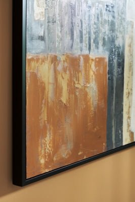 Howford Wall Art - Dark Gray Canvas Art modern furniture Contempo Furniture