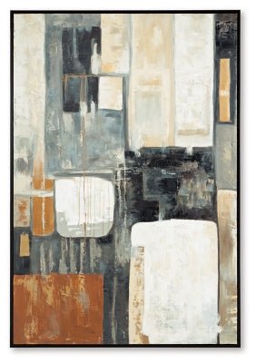 Howford Wall Art - Dark Gray | Ashley Furniture