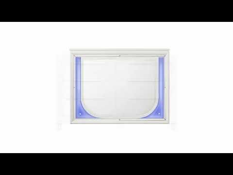 Tarian Queen Bed with LED &amp; Storage