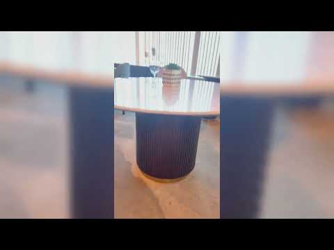 Clayten Round Dining Table with Marble