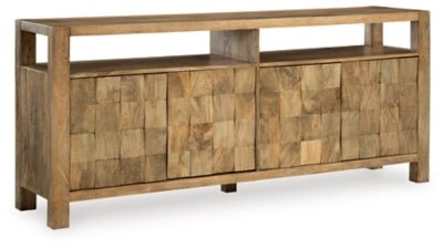 Hudwick Accent Cabinet - Light Brown | Ashley Furniture