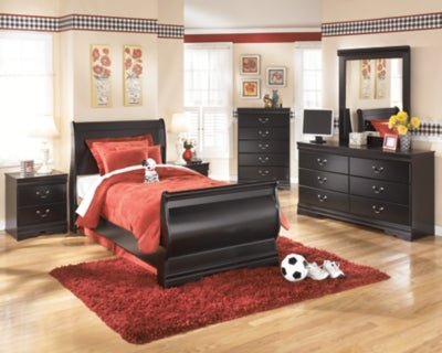 Huey Vineyard Chest of Drawers - Black Accent Chest modern furniture Contempo Furniture