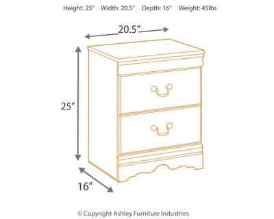 Huey Vineyard Nightstand - Black Accent Nightstand modern furniture Contempo Furniture