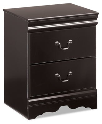 Huey Vineyard Nightstand - Black | Ashley Furniture