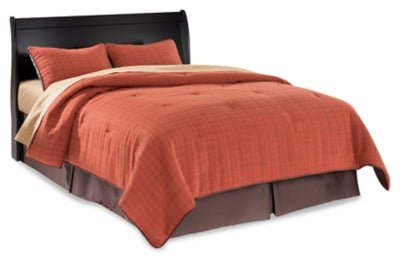 Huey Vineyard Queen Sleigh Headboard - Black | Ashley Furniture