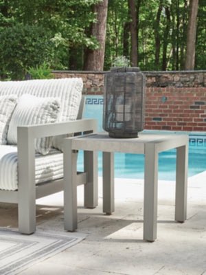 Hurley Park Outdoor End Table - Gray End Table modern furniture Contempo Furniture