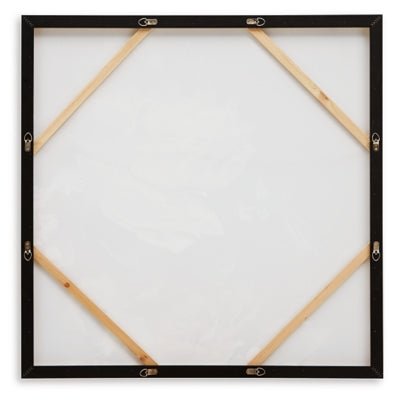Hurshaw Wall Art - Dark Gray Canvas Art modern furniture Contempo Furniture