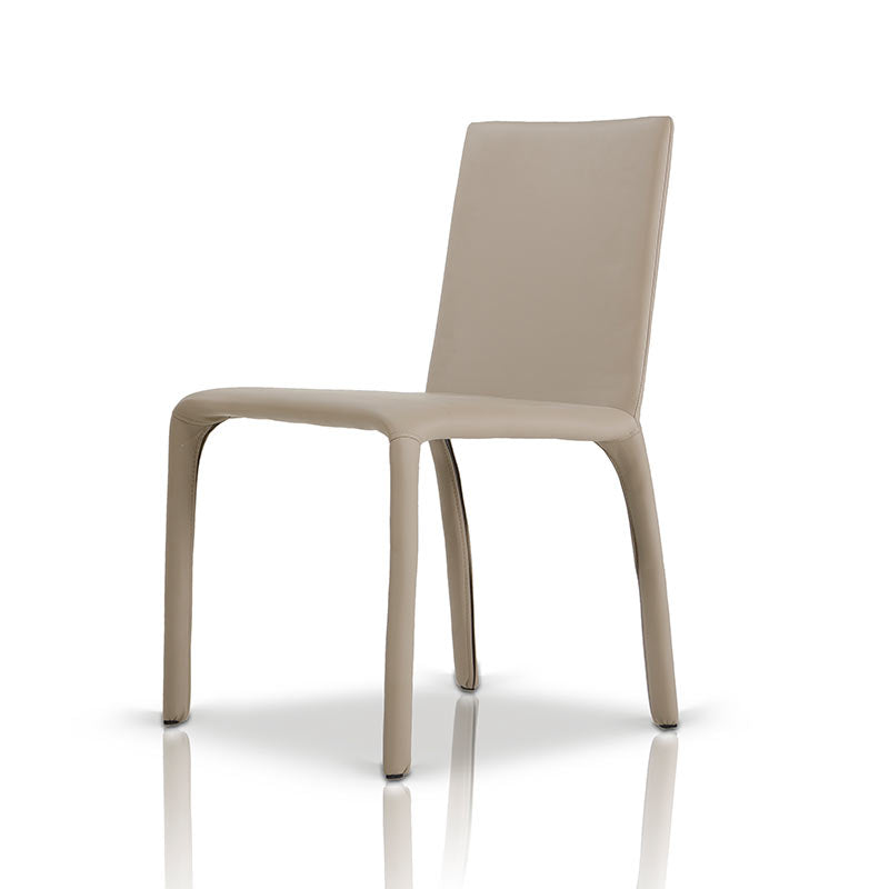 Hyla - Modern Leatherette Grey Chair (Set of 2)
