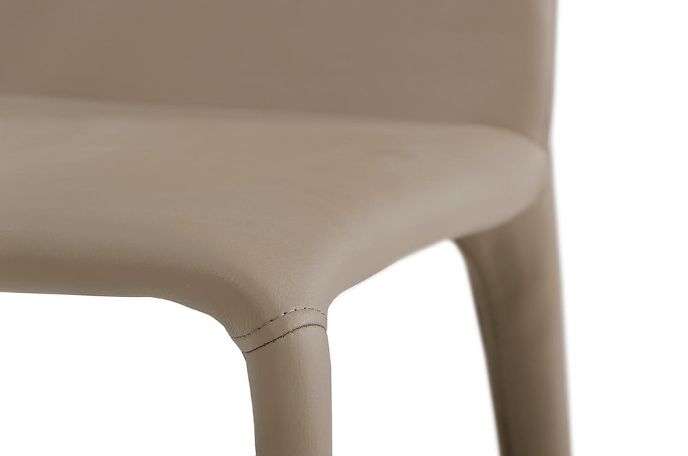Hyla - Modern Leatherette Grey Chair (Set of 2)