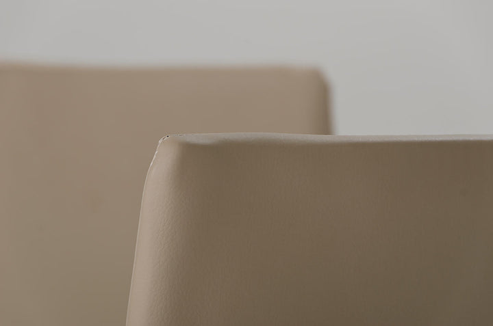 Hyla - Modern Leatherette Grey Chair (Set of 2)