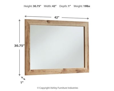 Hyanna Bedroom Mirror - Beige Mirror modern furniture Contempo Furniture
