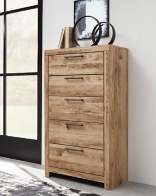 Hyanna Chest of Drawers - Beige Accent Chest modern furniture Contempo Furniture
