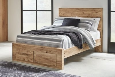 Hyanna Full Panel Storage Bed - Beige Storage Bed modern furniture Contempo Furniture