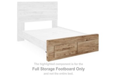 Hyanna Full Storage Footboard - Beige Storage Footboards modern furniture Contempo Furniture