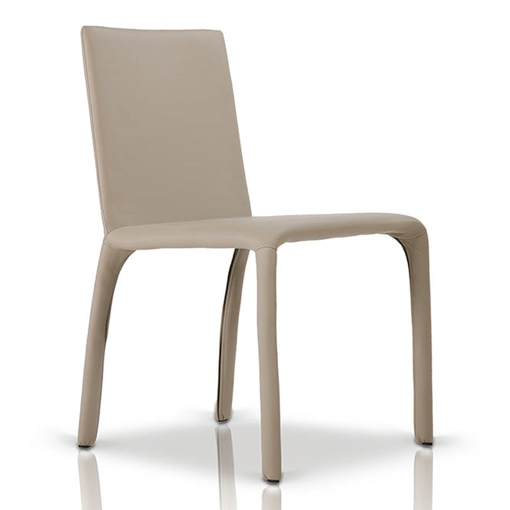 Hyla - Modern Leatherette Grey Chair (Set of 2)