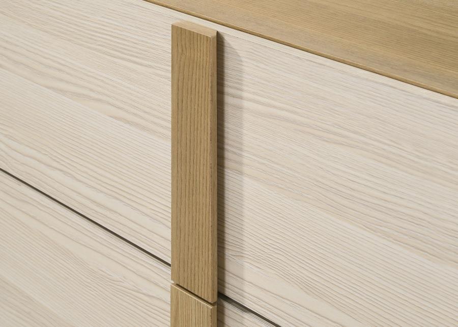 Hyland - 2 - Drawer Nightstand Bedside Table - Natural Accent Nightstand modern furniture Contempo Furniture