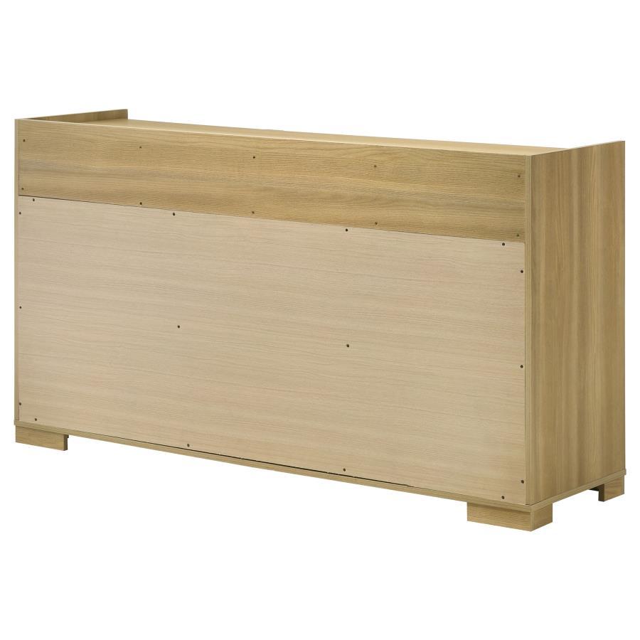 Hyland - 6 - Drawer Dresser - Natural Dressers modern furniture Contempo Furniture