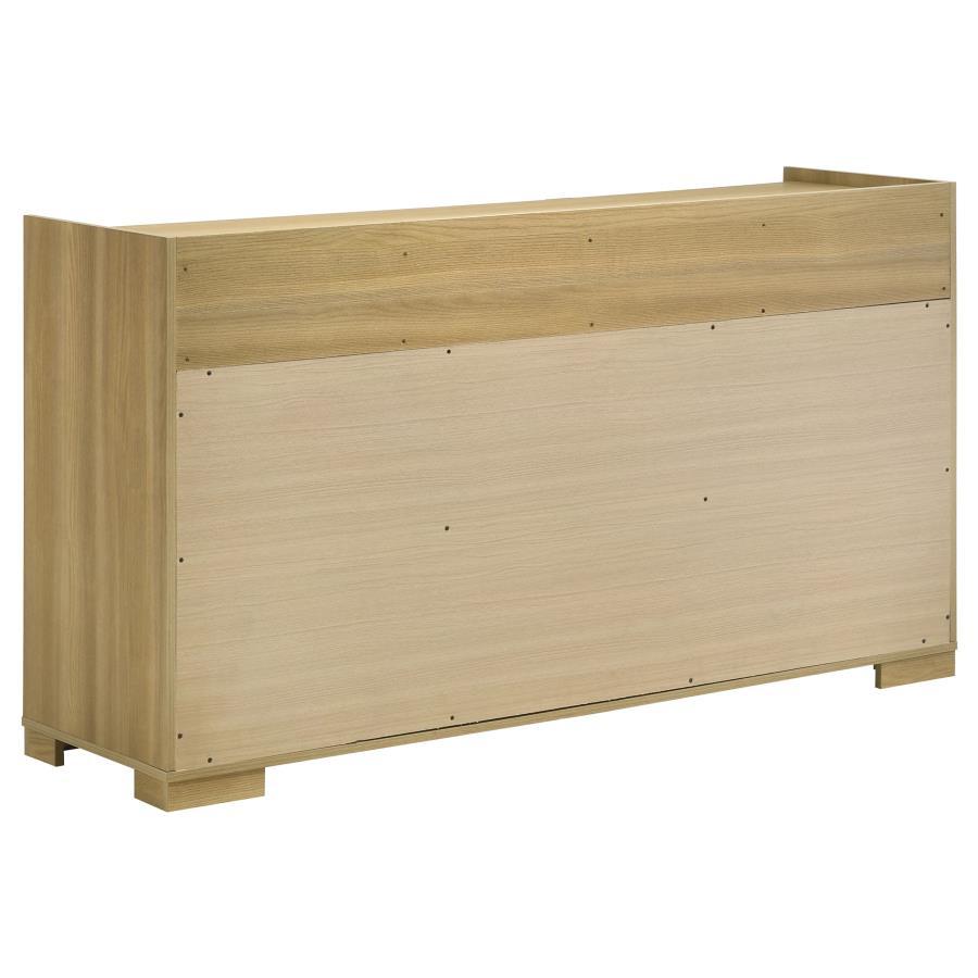 Hyland - 6 - Drawer Dresser - Natural Dressers modern furniture Contempo Furniture
