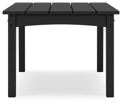 Hyland Wave Outdoor Coffee Table - Black Coffee Table modern furniture Contempo Furniture
