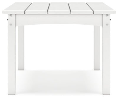 Hyland Wave Outdoor Coffee Table - White Coffee Table modern furniture Contempo Furniture