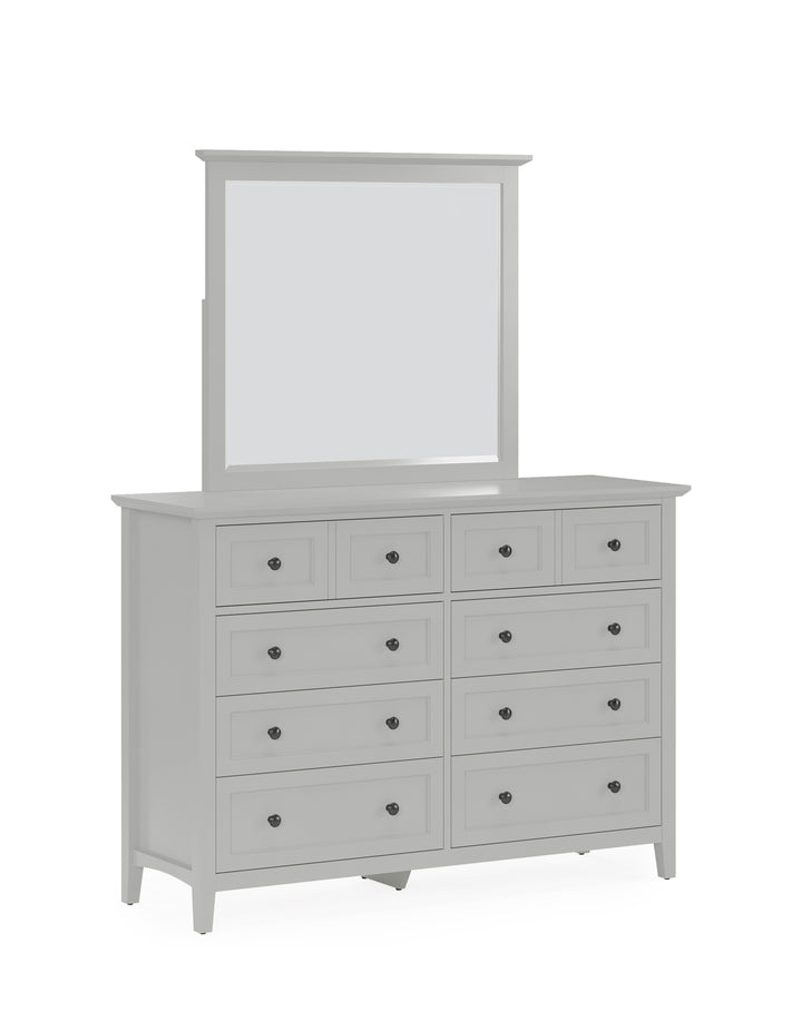 Modus Furniture Pnkg82A Grace Eight Drawer Dresser In Elephant Gray 2024
