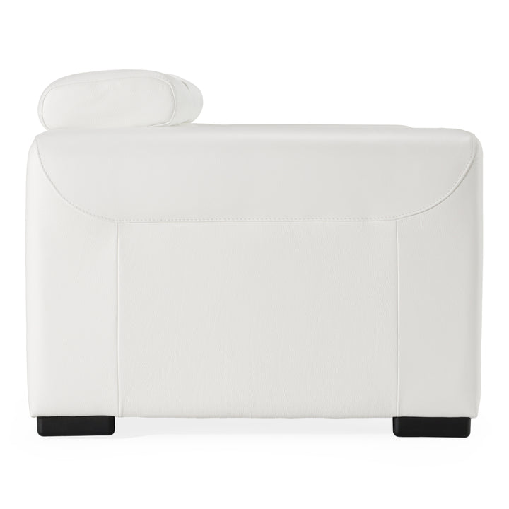 Icon - Modern Italian White Leather Sofa Bed
