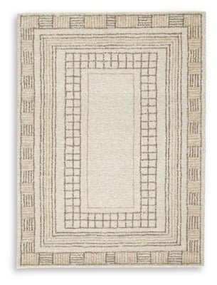 Idaman Medium Rug - Beige Area Rug modern furniture Contempo Furniture