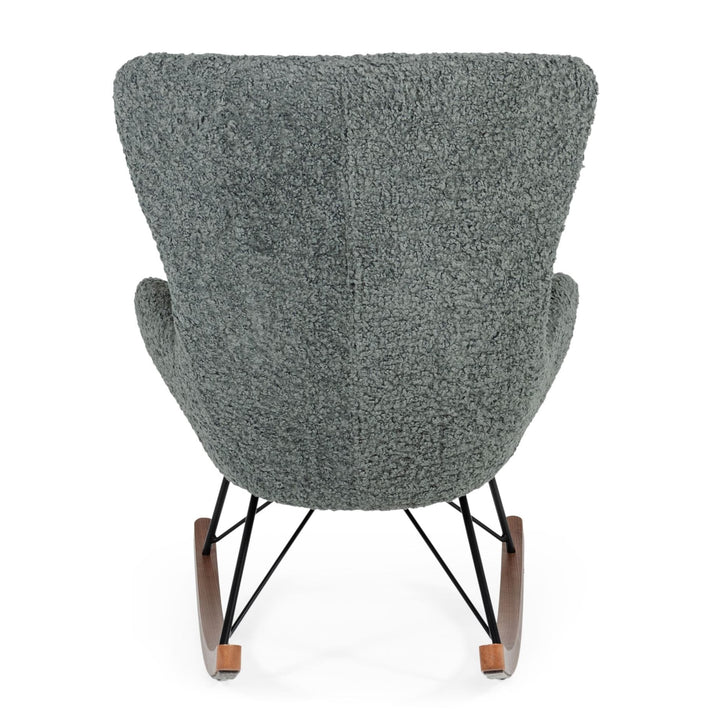 Ikard - Modern Grey Sheep Rocking Chair