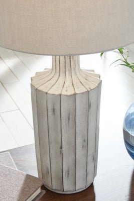 Imre Table Lamp - Light Brown Table Lamp modern furniture Contempo Furniture