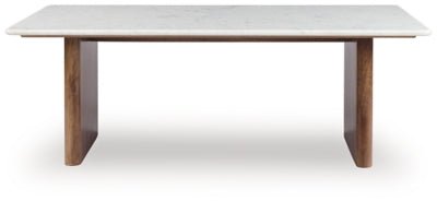 Isanti Coffee Table - Light Brown Cocktail Table modern furniture Contempo Furniture