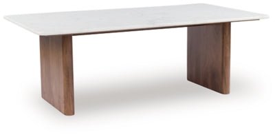 Isanti Coffee Table - Light Brown | Ashley Furniture
