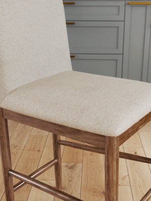 Isanti Counter Height Barstool - Light Brown Stool Set modern furniture Contempo Furniture