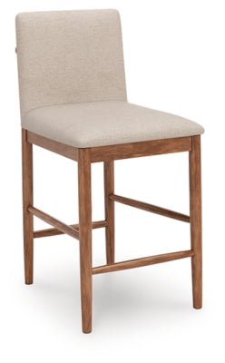 Isanti Counter Height Barstool - Light Brown Stool Set modern furniture Contempo Furniture