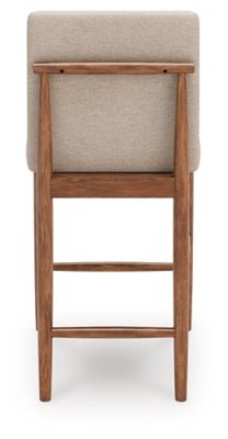 Isanti Counter Height Barstool - Light Brown Stool Set modern furniture Contempo Furniture