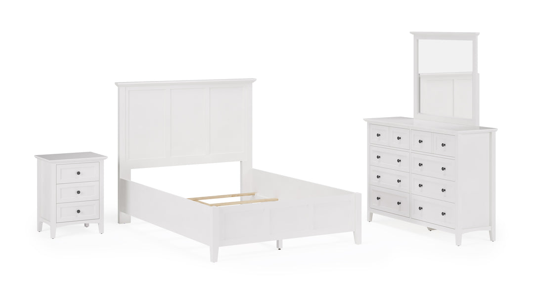 Modus Furniture Pnra82A Grace Eight Drawer Dresser In Snowfall White 2024
