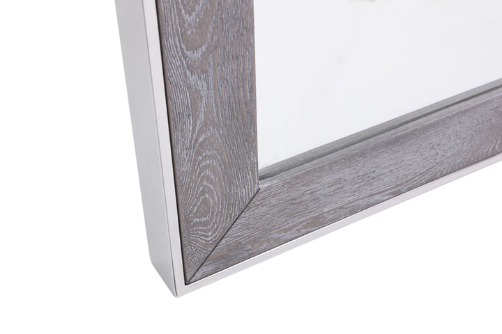 Arlene Modern Grey Elm Mirror