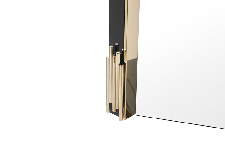 Token Modern Black &amp; Gold Mirror