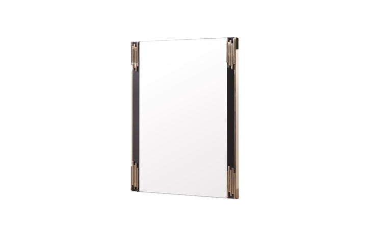 Token Modern Black &amp; Gold Mirror