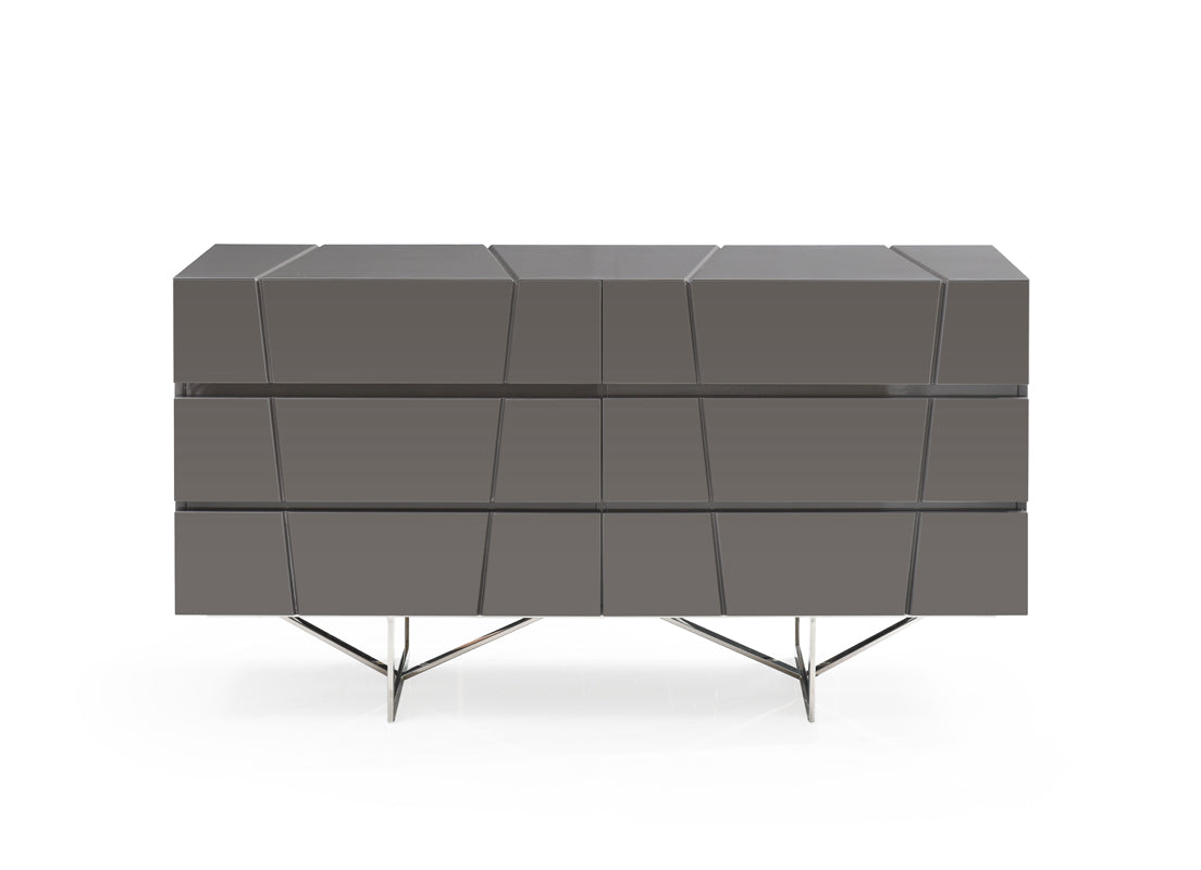 Chrysler Modern Grey Bedroom Set