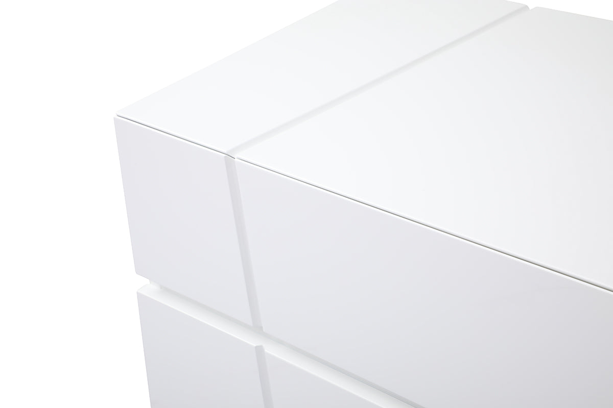 Chrysler Modern White Dresser - View 2