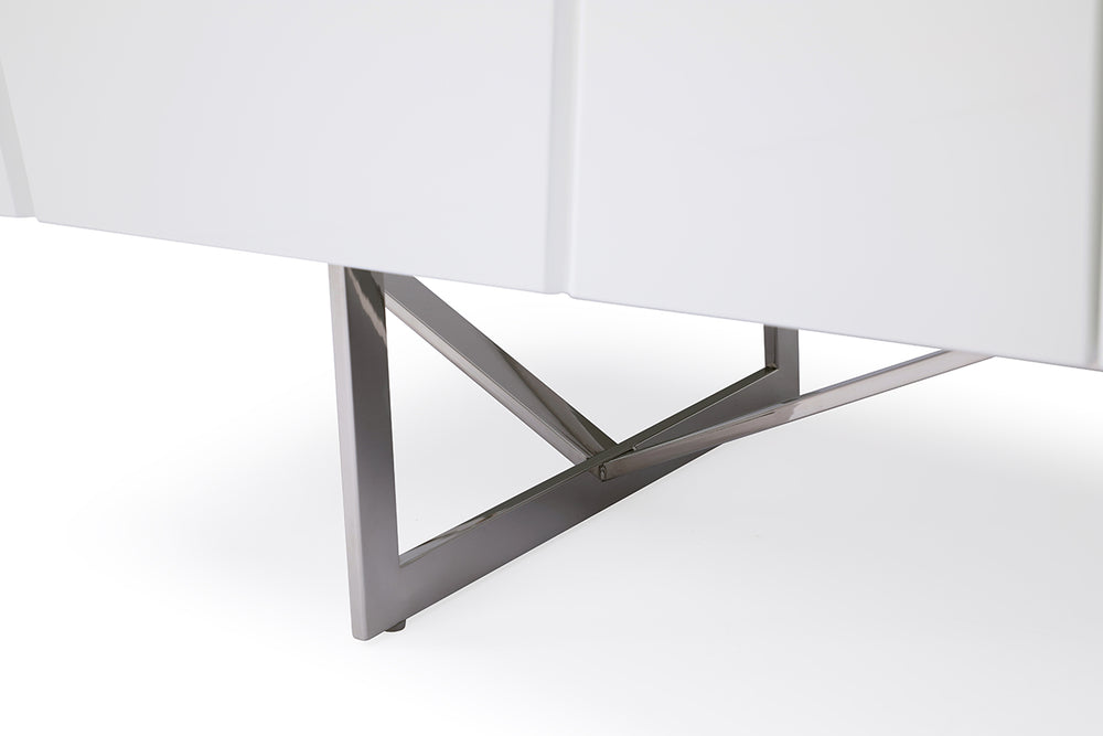 Chrysler Modern White Dresser - View 4