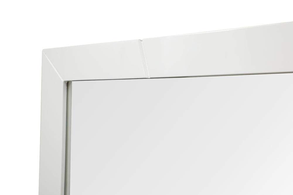 Chrysler Modern White Mirror - View 4