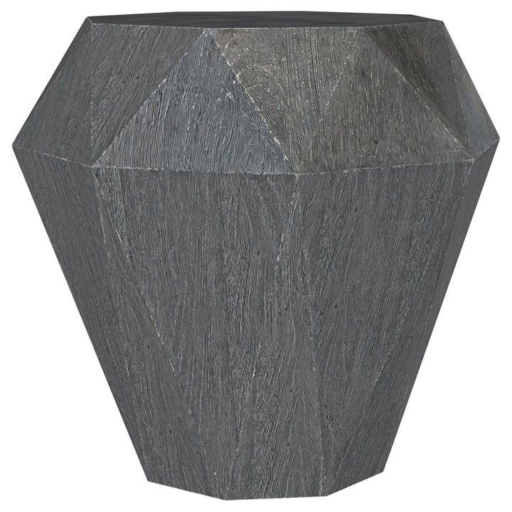 Jacinto - Octagonal Solid Mango Wood Side Table - Gray Side Table modern furniture Contempo Furniture