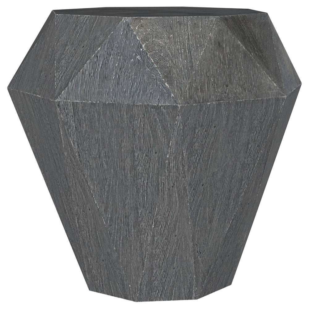 Jacinto - Octagonal Solid Mango Wood Side Table - Gray Side Table modern furniture Contempo Furniture