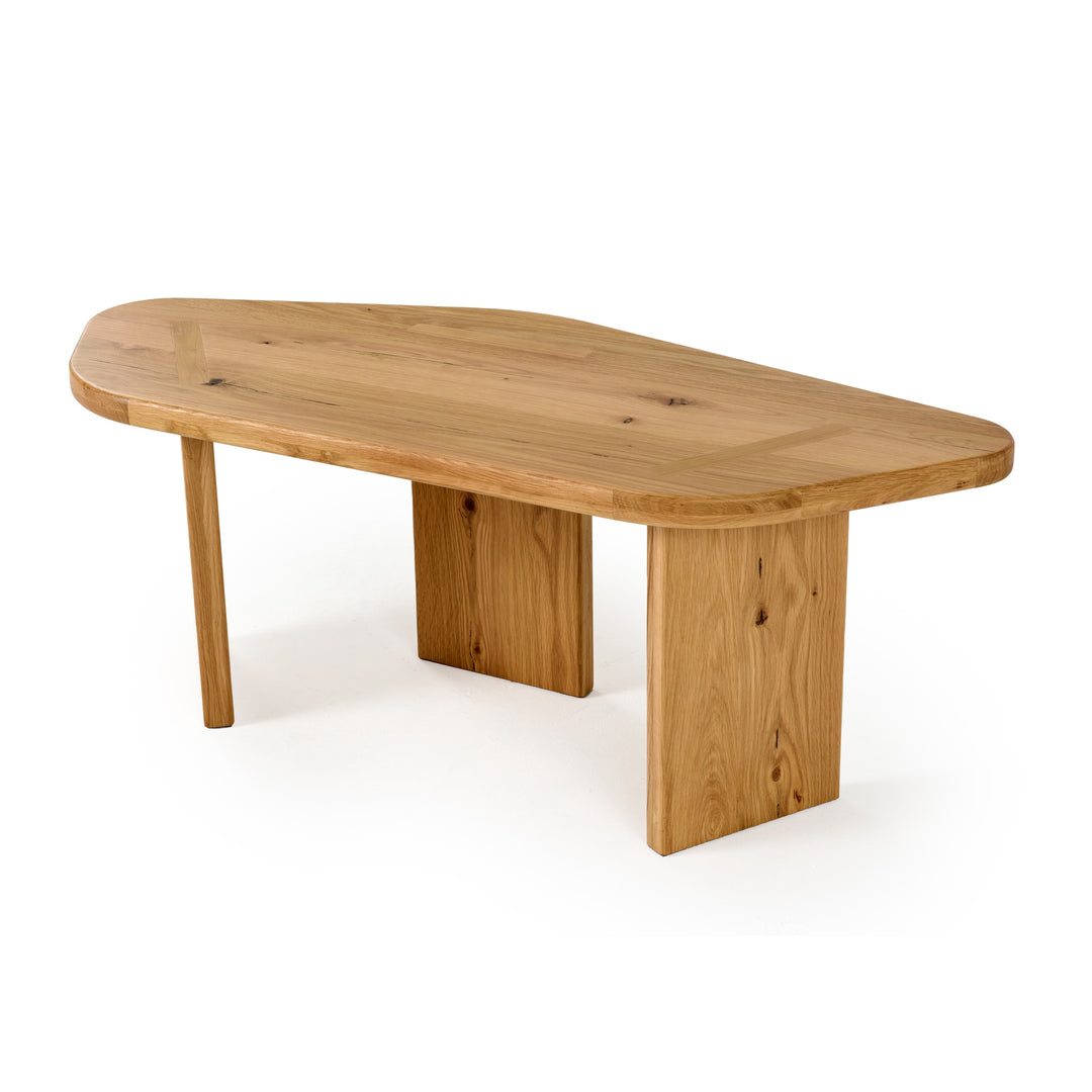 Jack  Modern Natural Wood Coffee Table Set