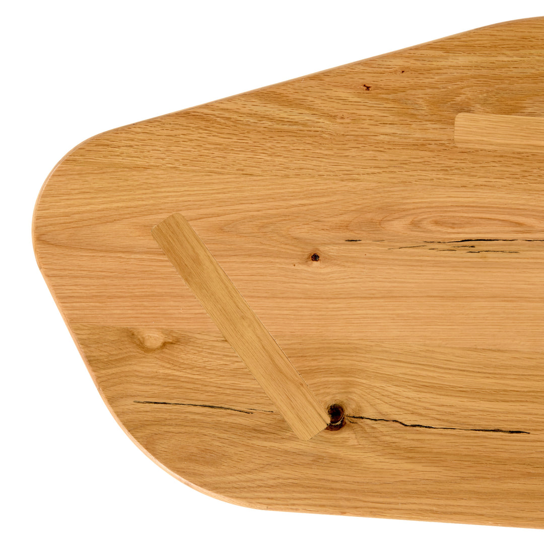 Jack  Modern Natural Wood Coffee Table Set