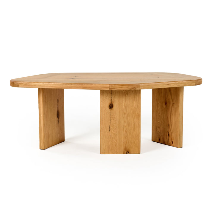 Jack  Modern Natural Wood Coffee Table Set