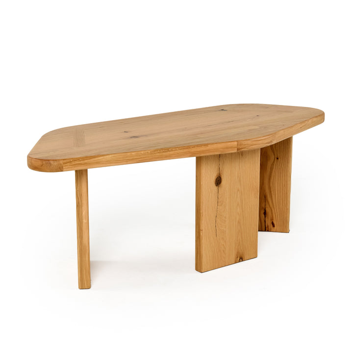 Jack  Modern Natural Wood Coffee Table Set