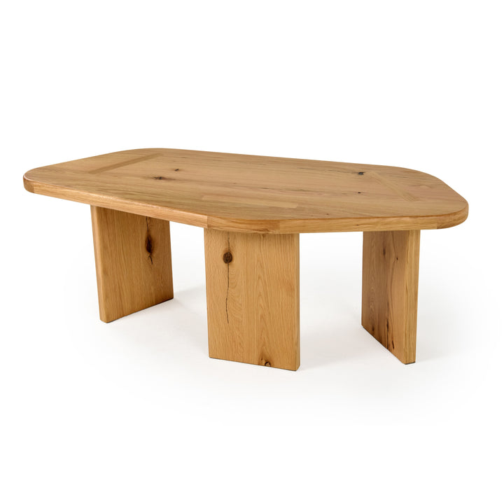 Jack  Modern Natural Wood Coffee Table Set